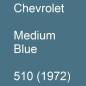 Preview: Chevrolet, Medium Blue, 510 (1972).